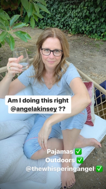 even at the age of 47, jenna fischer still has the second best pair of celebrity feet. do i even need to mention who is first?