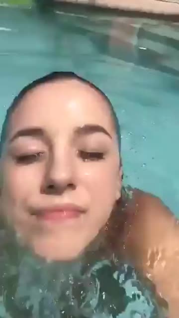 the pool eat her huge boobs-nileporn
