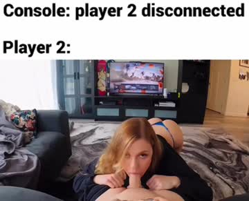 your games got boring, so she decided to have her own fun instead