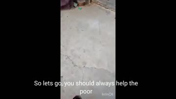 always gotta help the poor