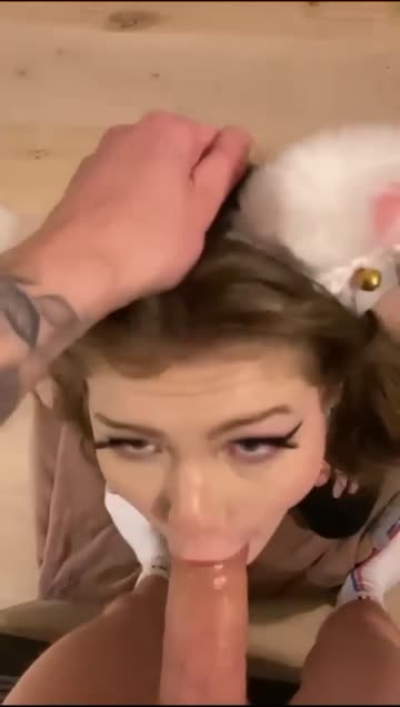 would you let a little catgirl suck your cock?