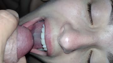 i was challenged so here i am swallowing cum. (oc)