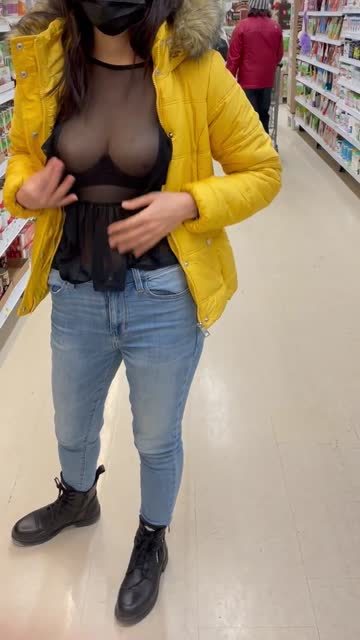 this grocery store has natural melons. only a pair left. [f]
