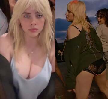 can't stop getting horny for billie eilish's big tits and ass