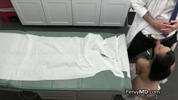 asian patient milks doctors dick