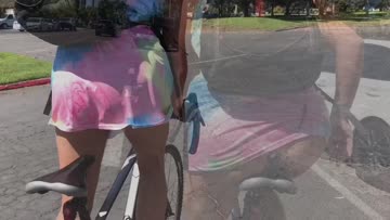 another one of my very first naughty dares. he dared me to ride my bike while wearing a buttplug! [f]