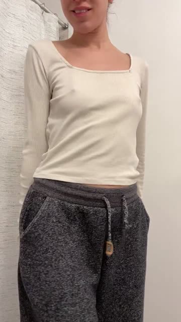 this shirt just looks so much better without a bra