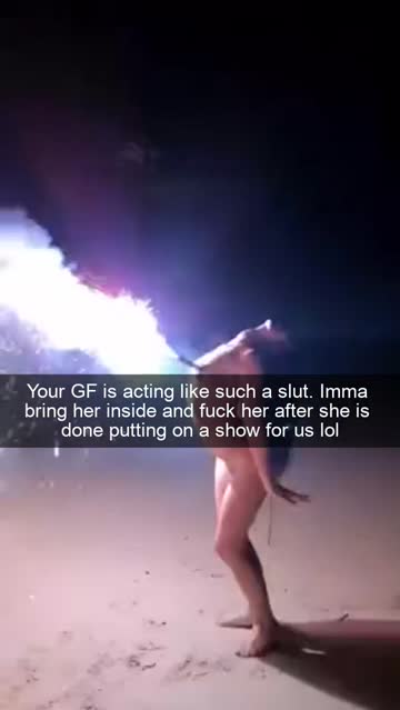 your gf loves two things--- attention and cum
