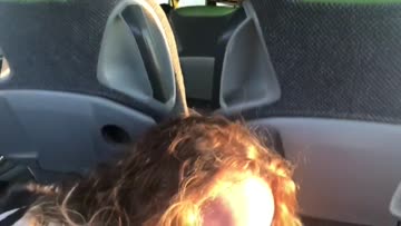 killing time on the bus. public blowjob in the bus