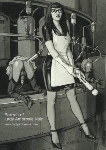 lady ambrosia at her milking factory