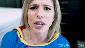 cory chase - super girl swallowing cum