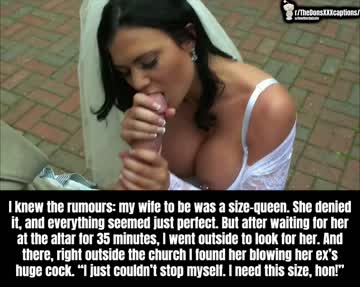 she’ll join me by the altar afterwards…