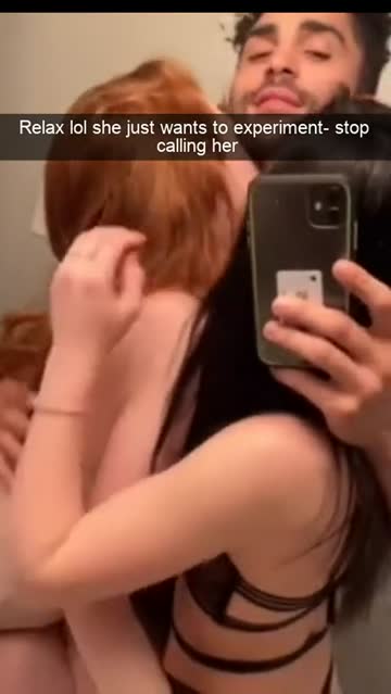 she is in college now.... within her 1st 2 weeks she will be in her 1st 3 way