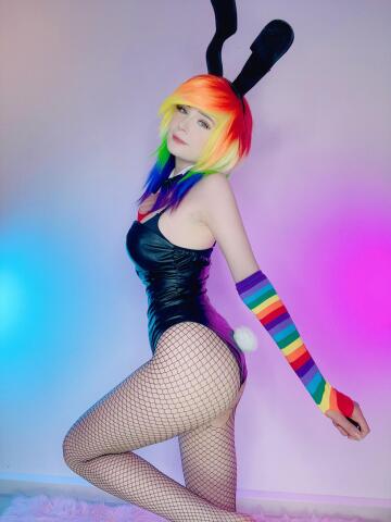 rainbow bunnygirl lealoll