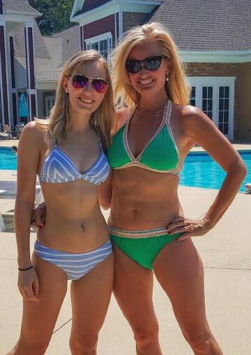 great mom daughter bikini duo