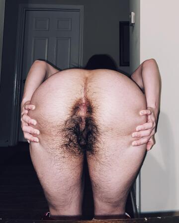 would you eat my hairy ass? 🥺🍑😜