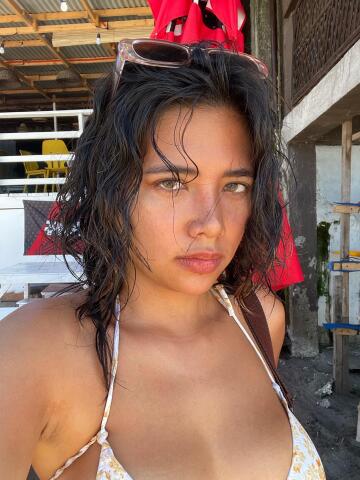 filipino-german island girl, fresh from surfing