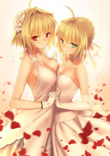 arcueid brunestud and artoria pendragon