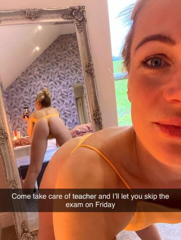 the best kind of student/teacher relationship