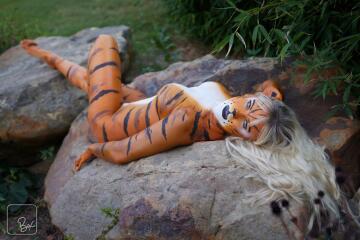 more wild tiger body paint