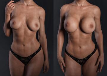 before and after (i do custom 3d models)