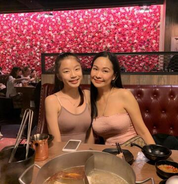 mother and her 18 year old daughter. who gets it first?