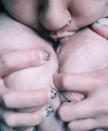 big enough to reach both nipples at the same time with mouth 🤫