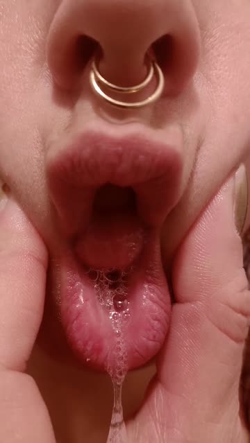 onlyfans tongue fetish drooling drool porn video