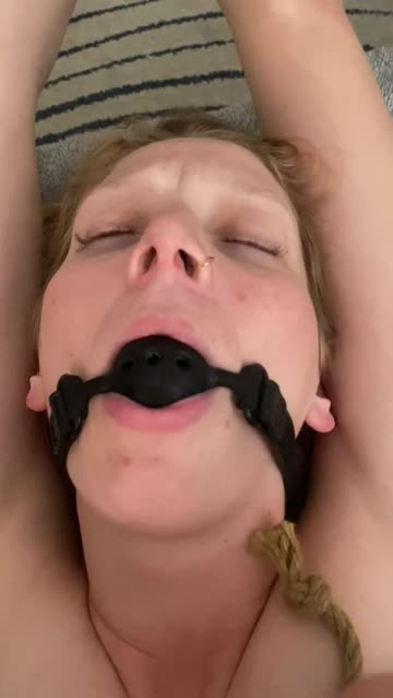 ball gagged pussy rope play sex video
