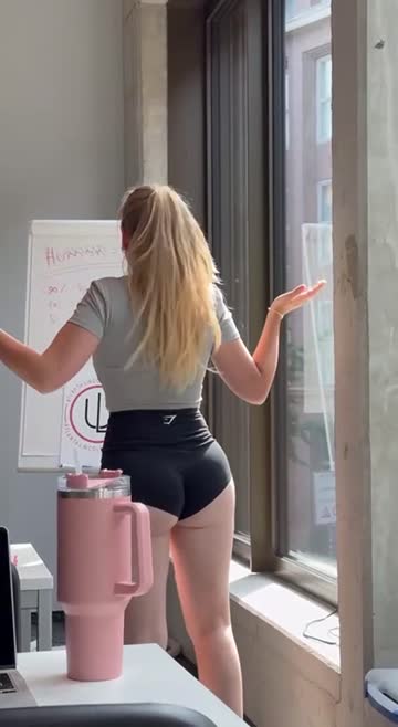 pawg blonde ass hot video