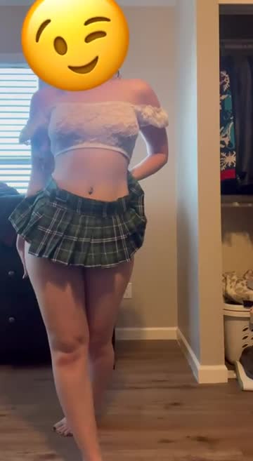 braless skirt schoolgirl porn video