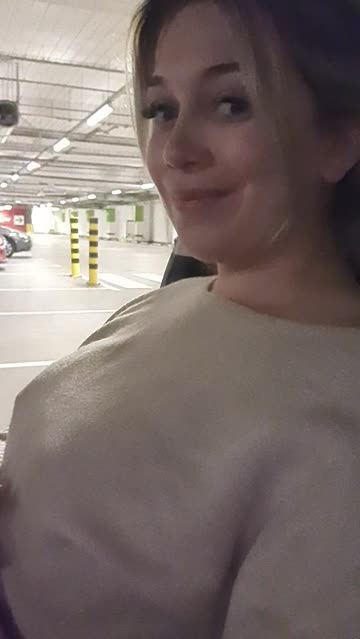 titty drop public boobs tits flashing car 