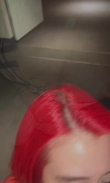 blowjob public redhead 