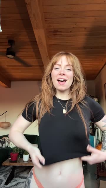 redhead boobs tits nsfw video
