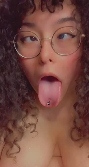 tongue fetish latina ahegao xxx video