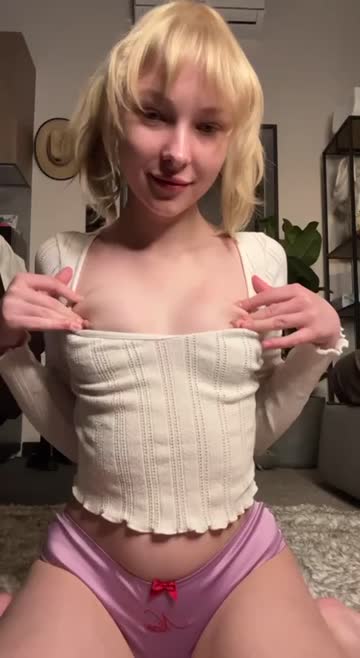 petite babe blonde tits teen pornstar free porn video