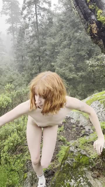 redhead outdoor natural tits petittits hot video