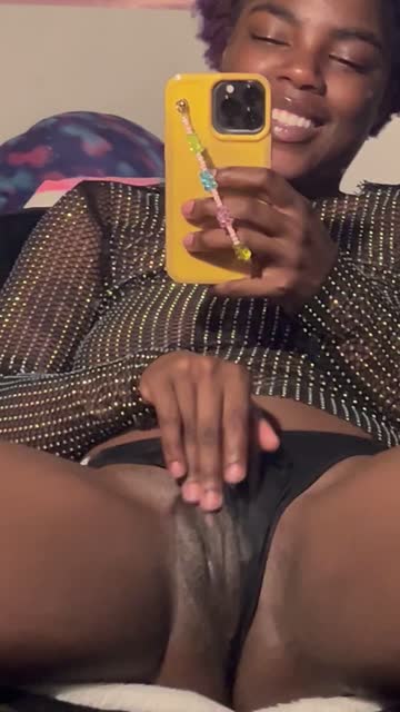 solo amateur ebony pussy hot video