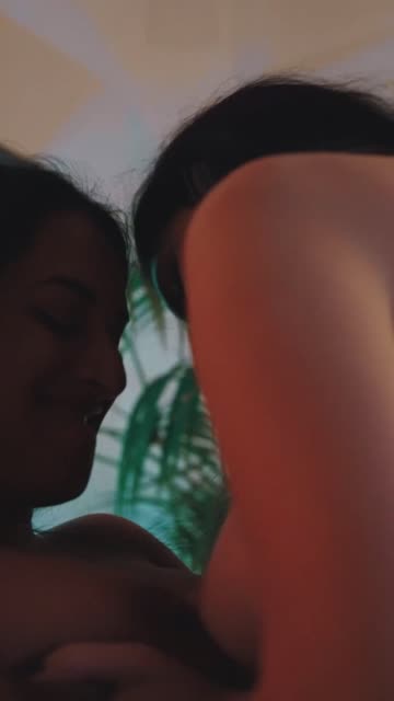 lesbians passionate kiss lesbian nsfw video