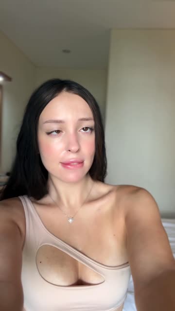 cute brunette natural tits tits onlyfans hot video