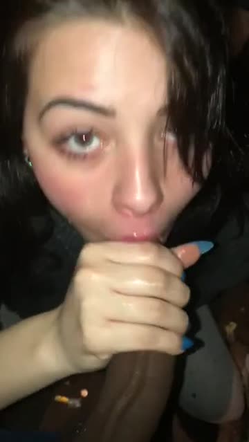 cute teen sucking cum in mouth cumshot 