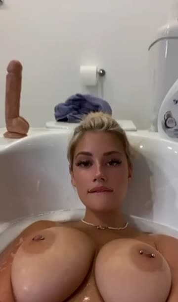 dildo bathtub tits 