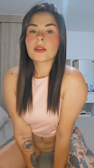 brunette latina solo porn video