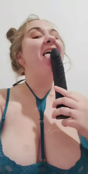 dildo licking findom spit porn video