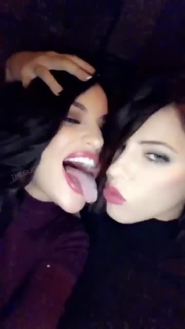 brunette babe french kissing kissing amateur spit lesbian free porn video