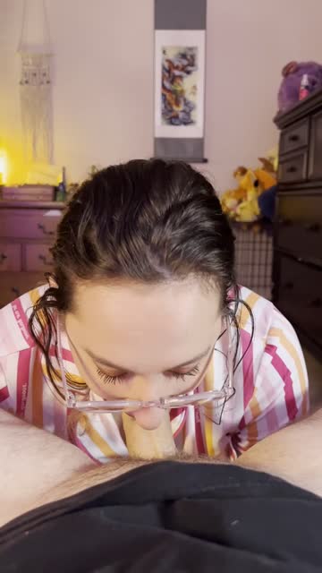 brunette cute amateur blowjob cock onlyfans porn video