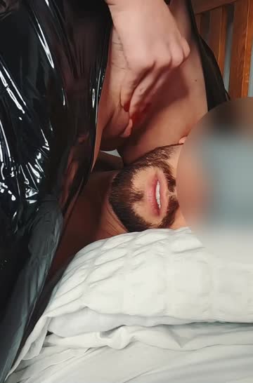 fetish sleeping masturbating latex porn video