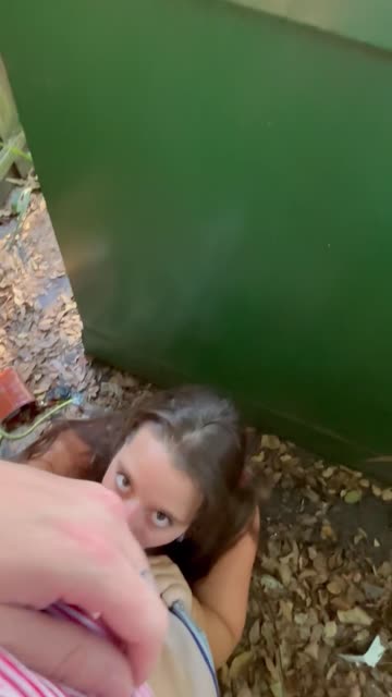pov outdoor sucking nsfw video