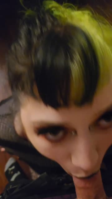 deepthroat blowjob throat fuck submissive onlyfans goth xxx video