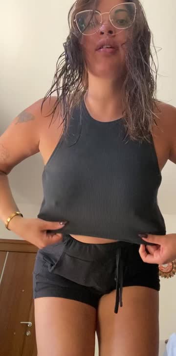 latina cute natural tits hot video